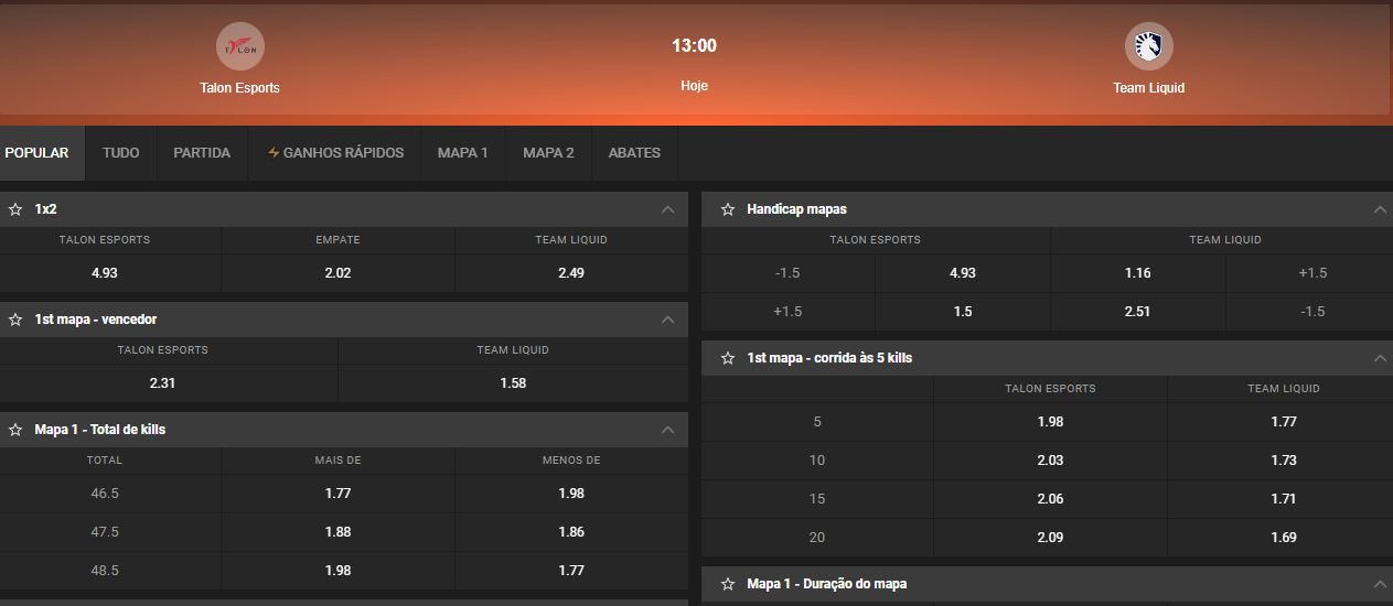GGBet Dota 2 apostas