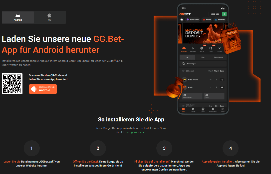 GGBet Android App Download