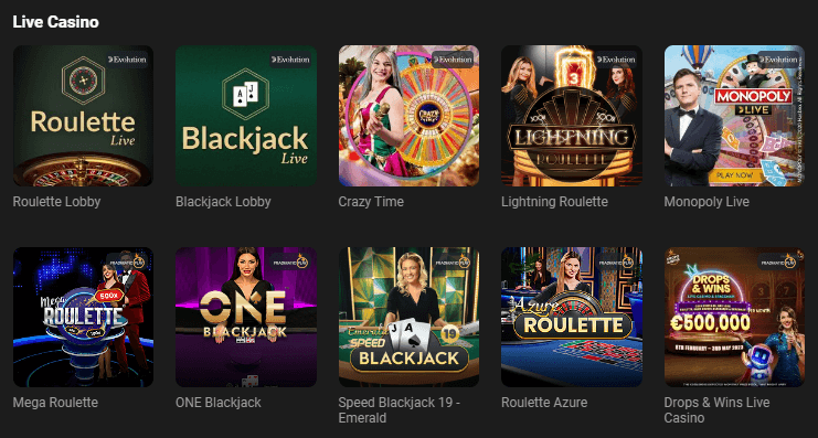ggbet live casino games